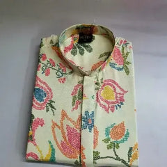 Multicolored Print Kurta Set